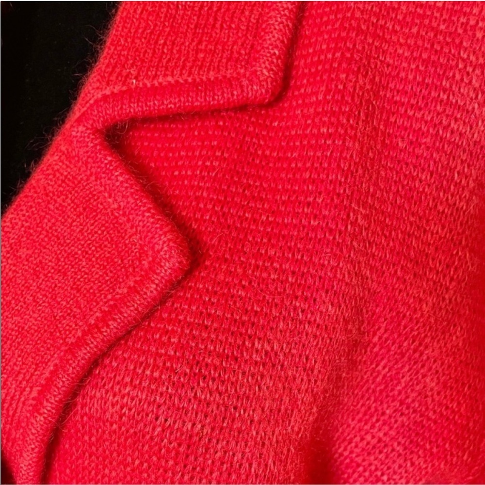 Celine women’s vintage double breasted wool sweater blazer 80’s size XL colorful - Picture 10 of 15